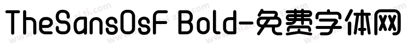 TheSansOsF Bold字体转换
